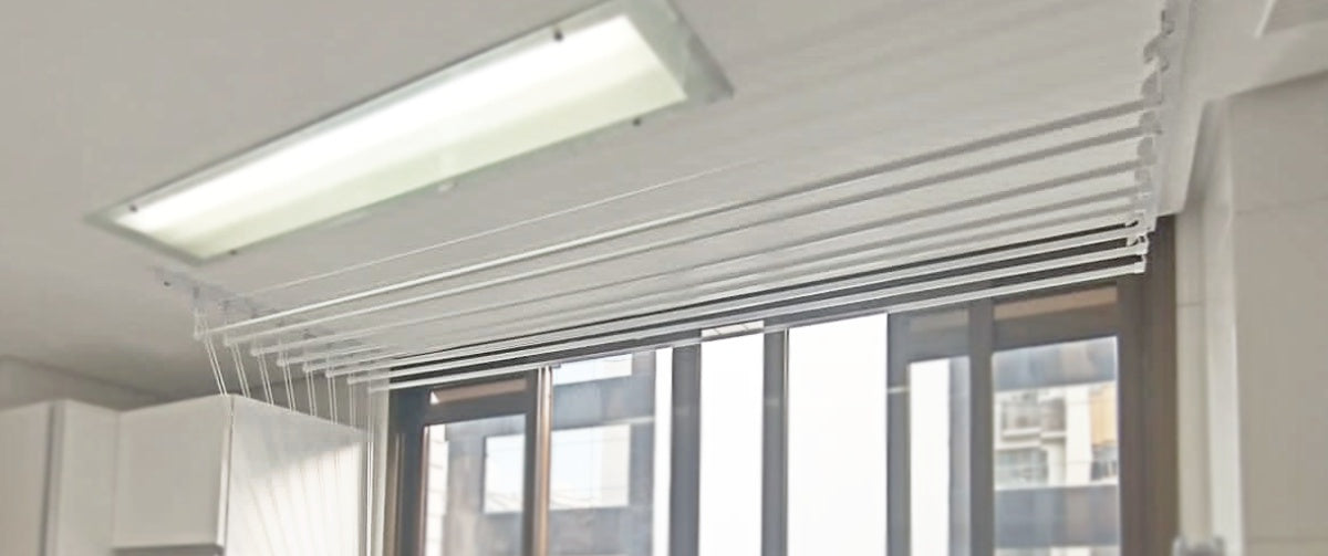 As vantagens de ter um varal em sua lavanderia