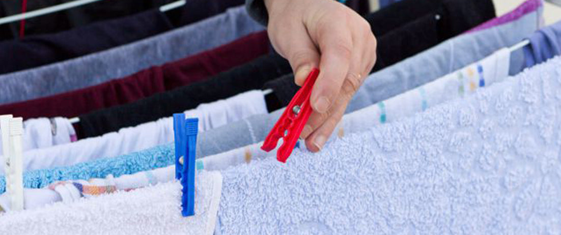 Como secar roupas sem criar marcas