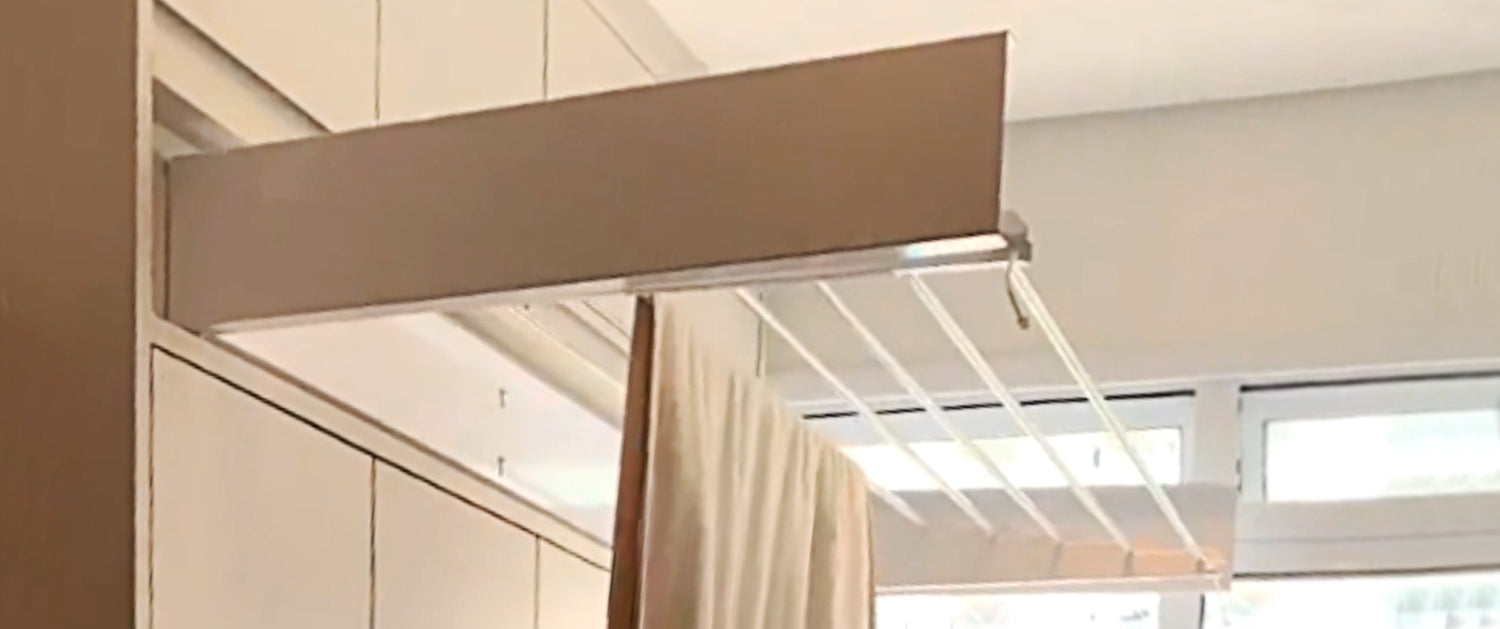 Como integrar o Varal Mágico aos móveis planejados da sua lavanderia – dicas de design inteligente