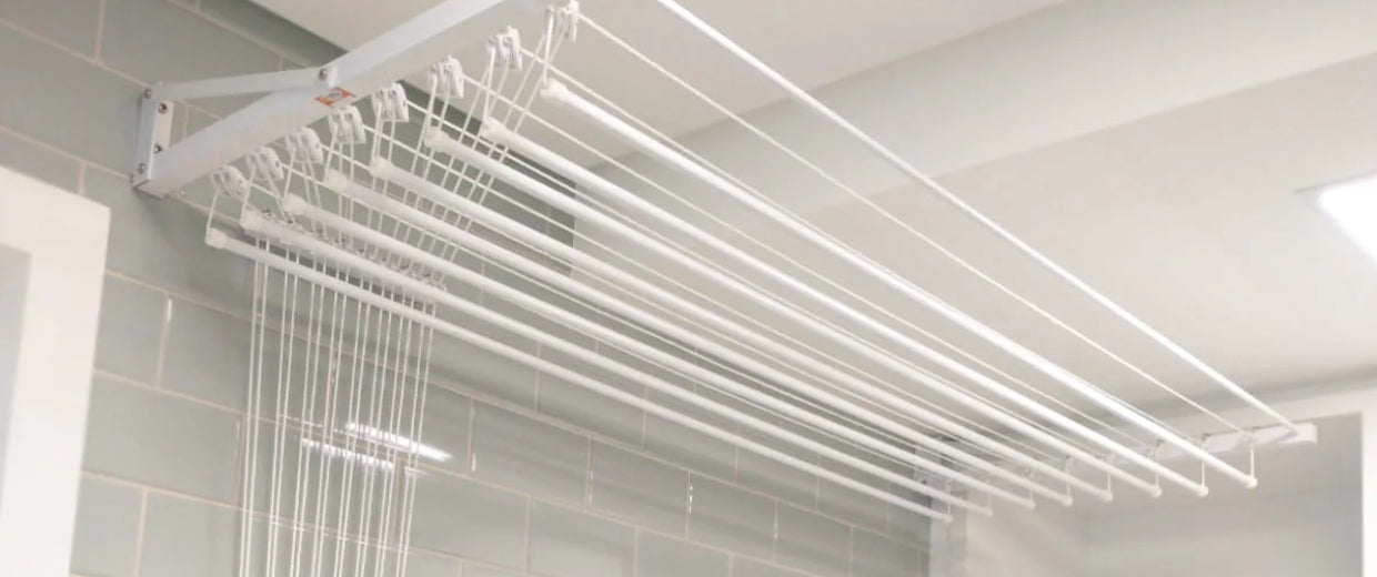 Como medir a lavanderia do apartamento para escolher o Varal Individual de Parede ideal