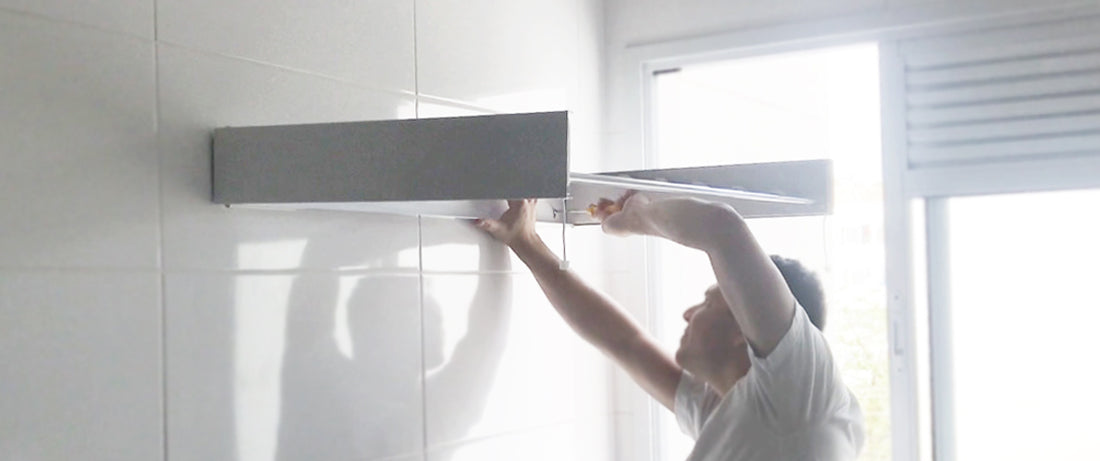 Cuidados ao instalar varal em apartamentos