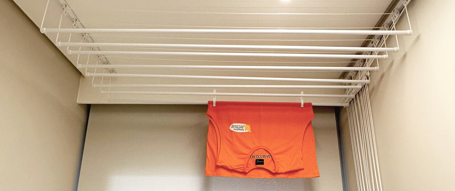 Por que escolher o Varal com comando Individual de varetas para o teto da área de serviço?