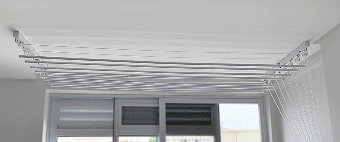 Varal com comando individual de varetas