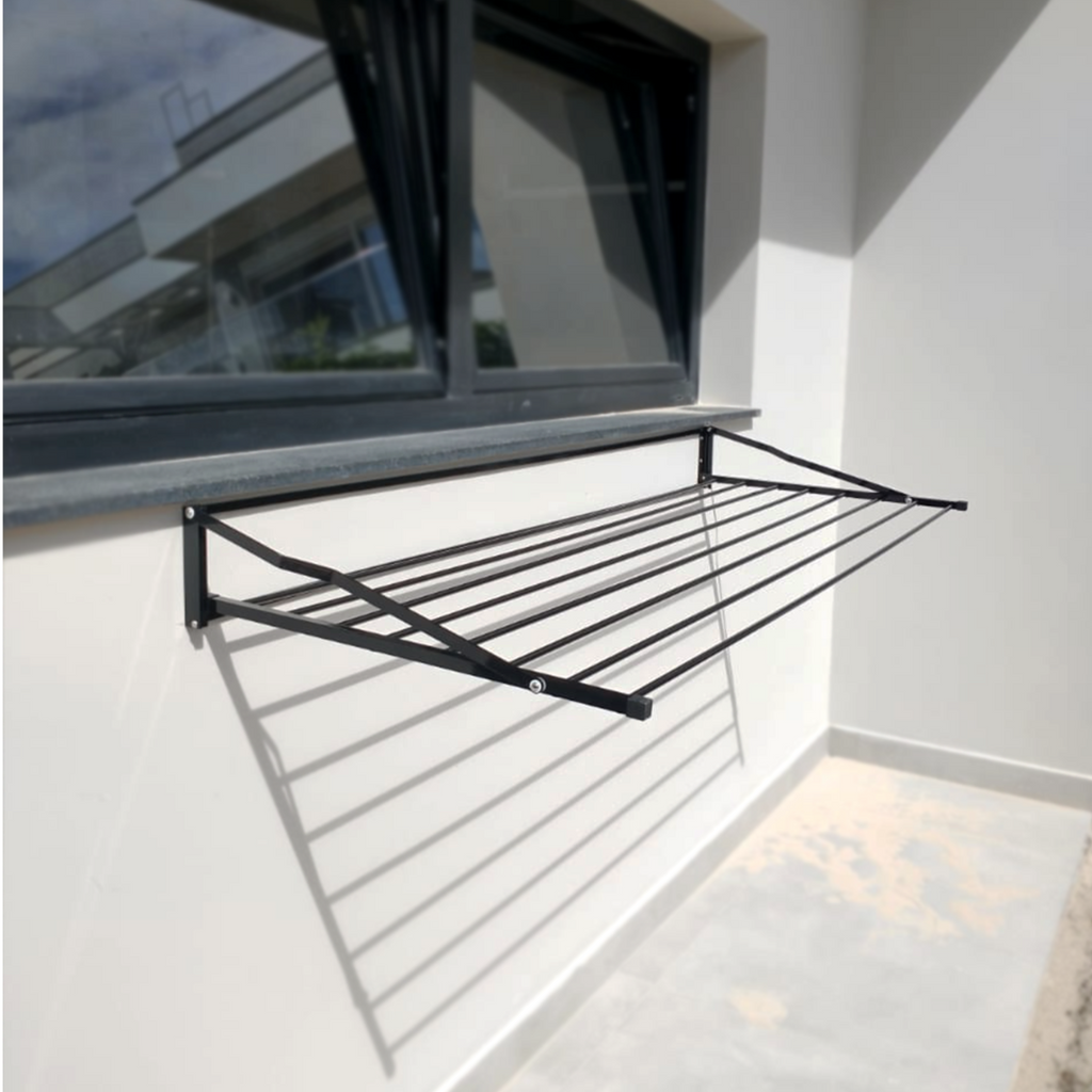 Varal Articulado 7 varetas 0,77x0,40m Preto