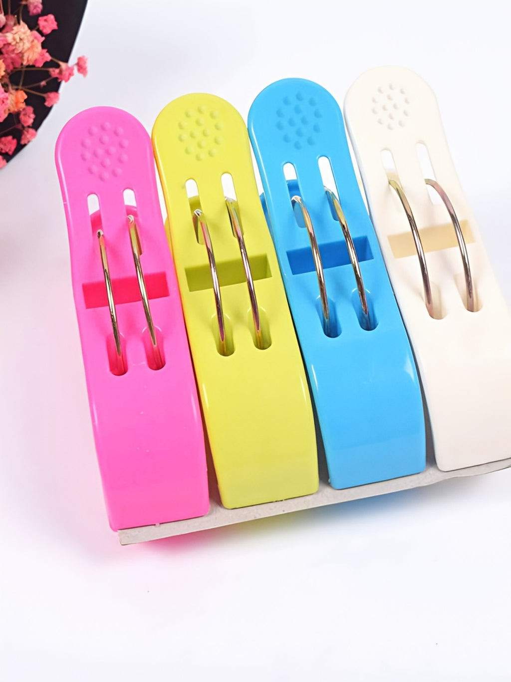 Prendedor Grande de Roupa Colors 4 Peças