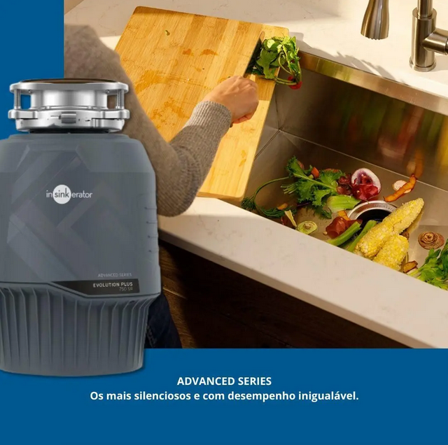 Triturador de Resíduos Alimentares InSinkErator Evolution Plus 750 SR