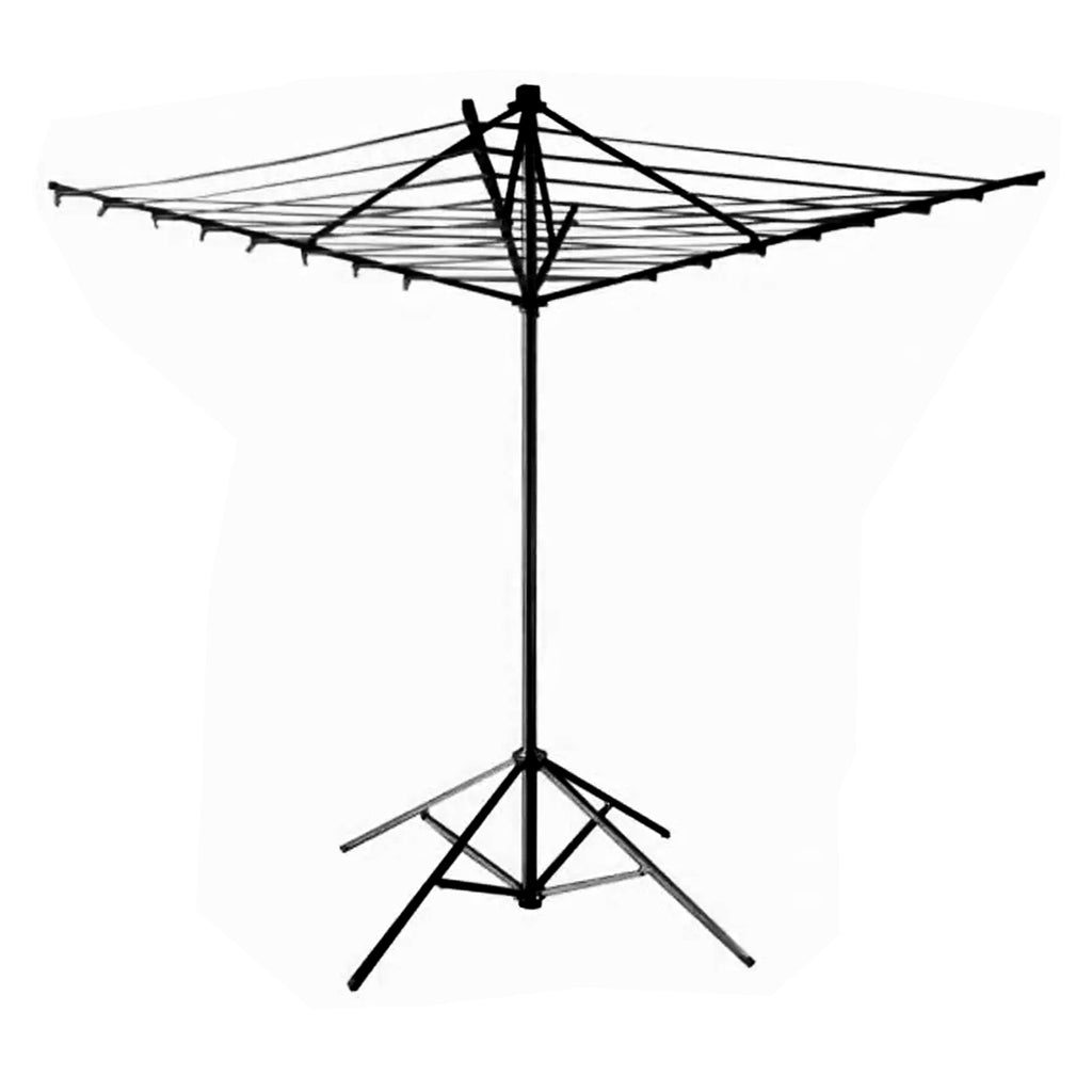 Varal Giratório Móvel Preto