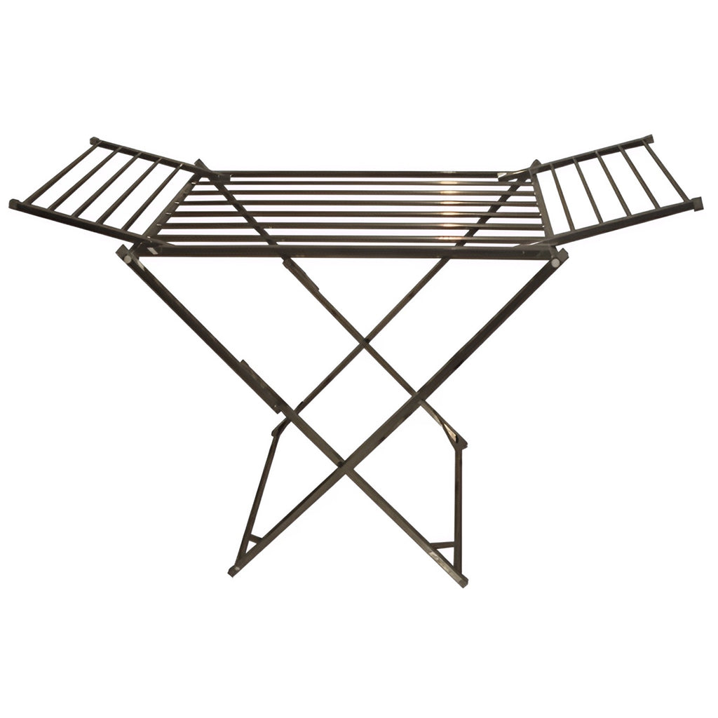 Varal de Chão com Abas Dobrável Preto