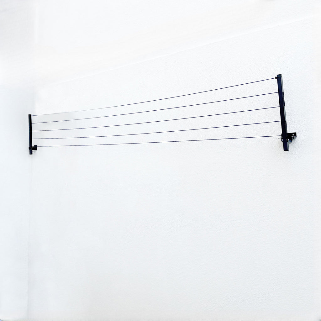 Varal de Muro Articulado Preto