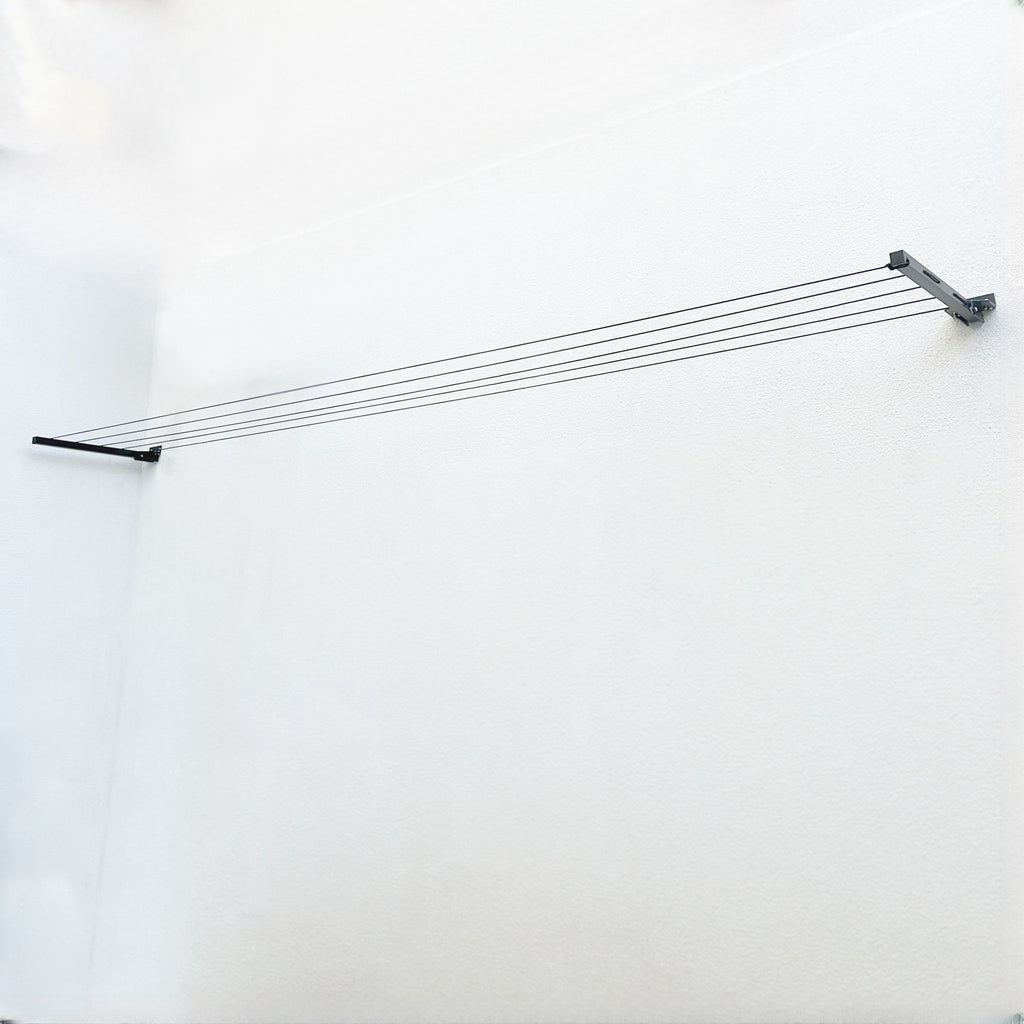 Varal de Muro Articulado Preto