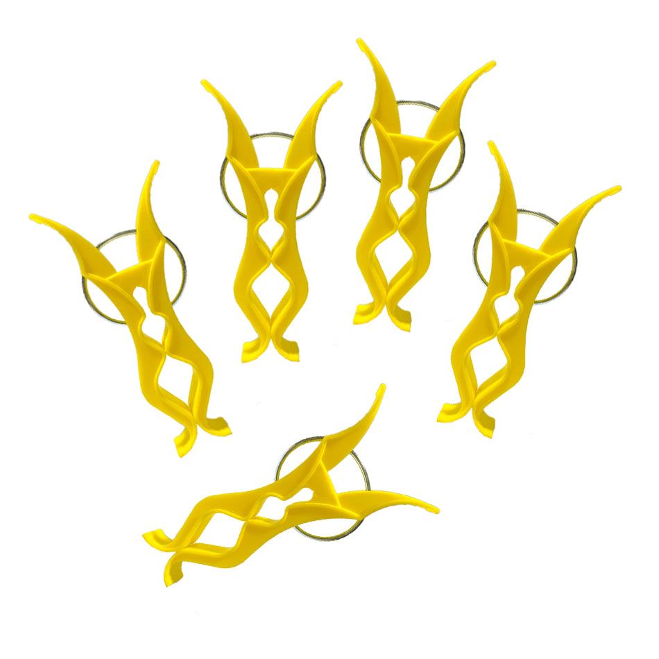 Prendedor de Roupa 5 em 1 Squadrus Amarelo