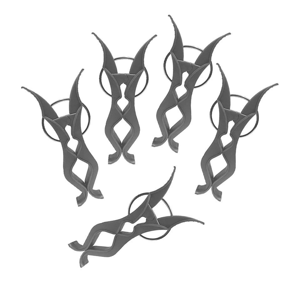 Prendedor de Roupa 5 em 1 Squadrus Prata