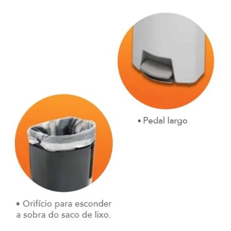 Lixeira de Pedal Prat-K