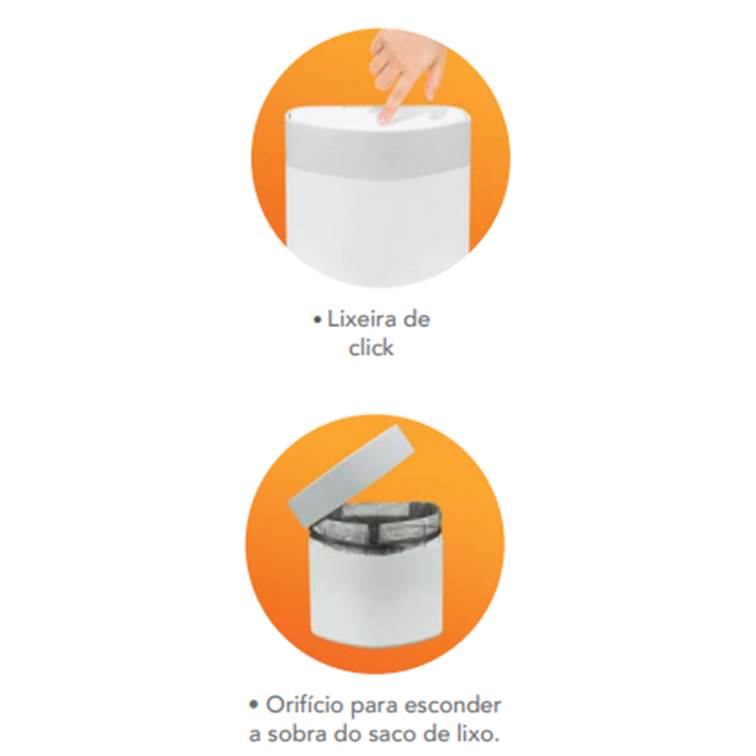 Lixeira para Pia de Cozinha Prat-K