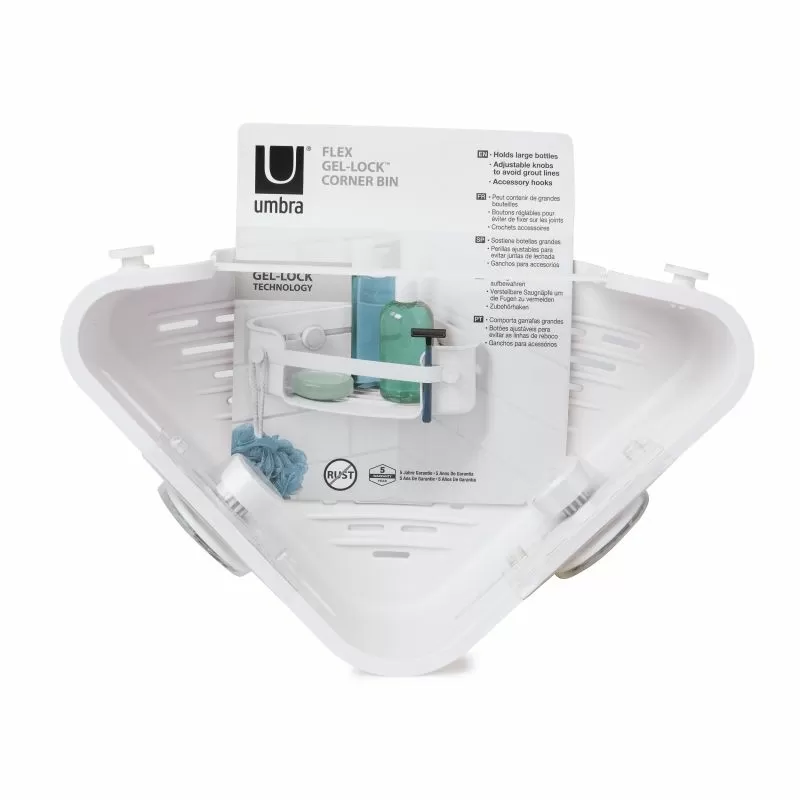 Porta Utensílios de Canto Flex Gel Lock Umbra