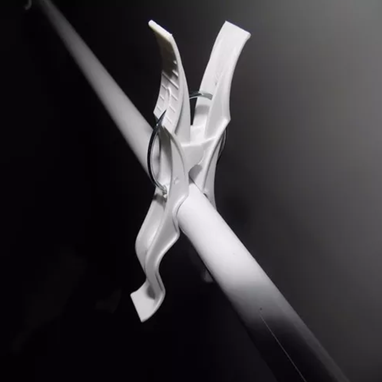 Prendedor de Roupa 5 em 1 Squadrus Prata