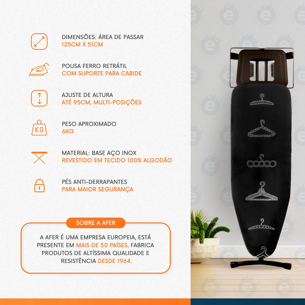 Tábua de Passar Roupas Promie