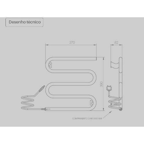 Toalheiro Térmico Bello Branco Seccare