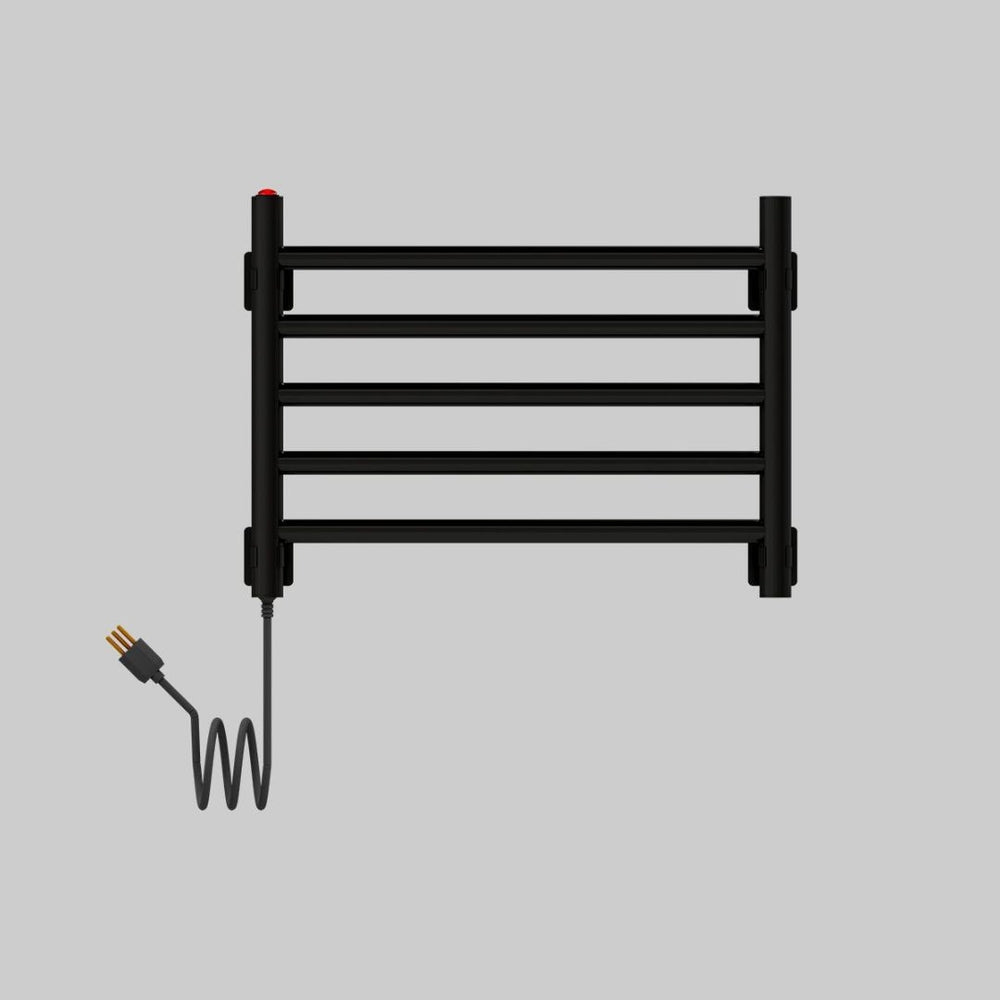 Toalheiro Térmico Decorato Curvo Preto Seccare