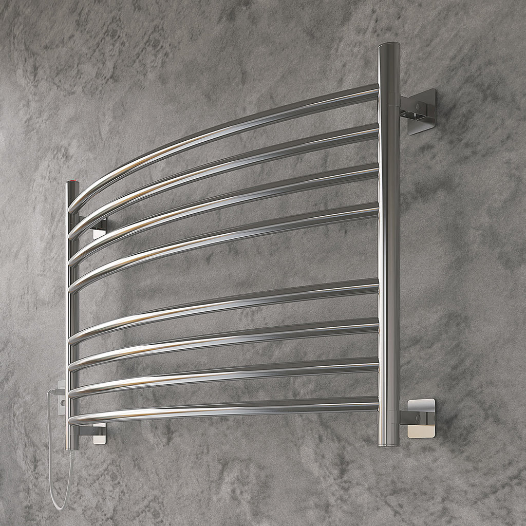 Toalheiro Térmico Famiglia Curvo Branco Seccare