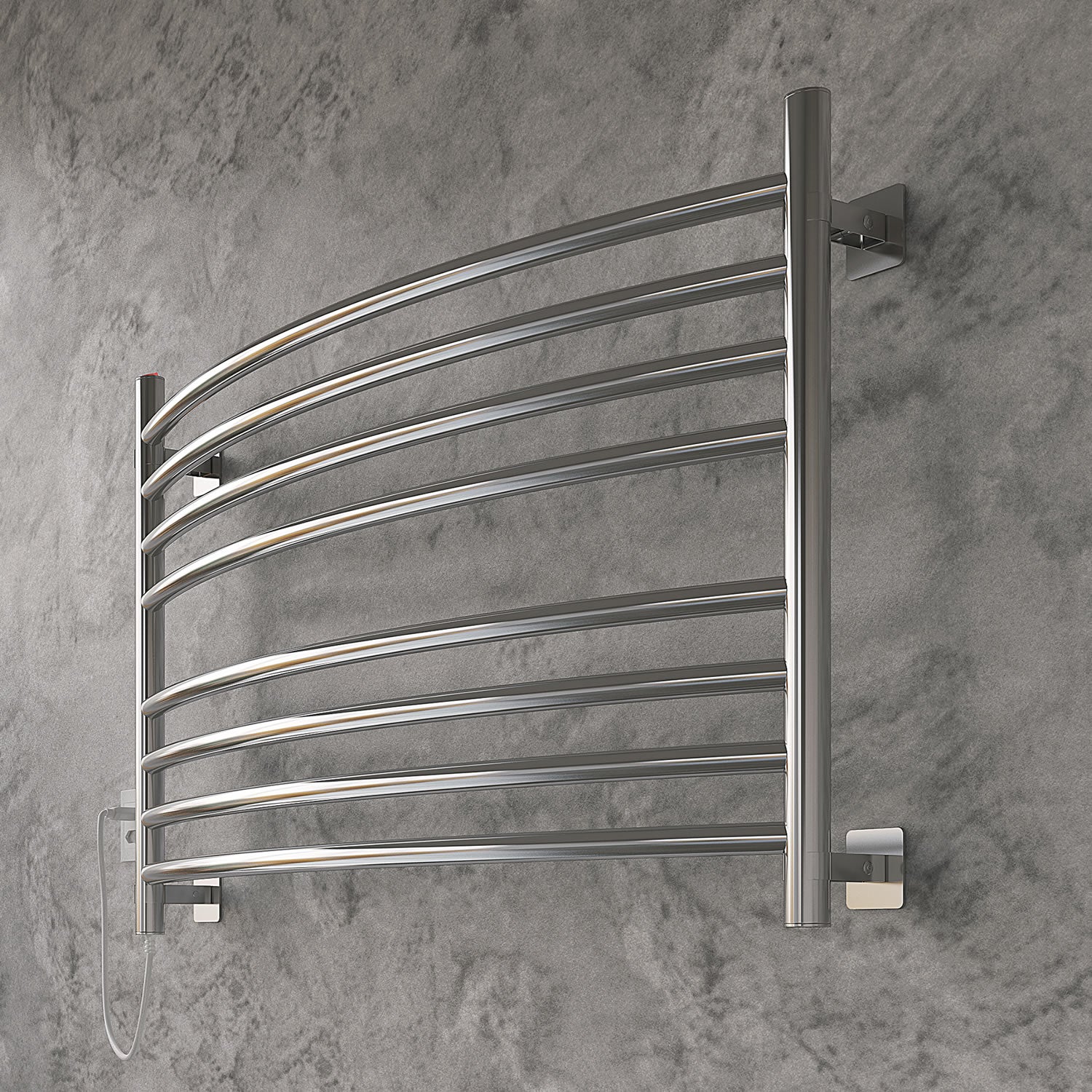 Toalheiro Térmico Famiglia Curvo Branco Seccare