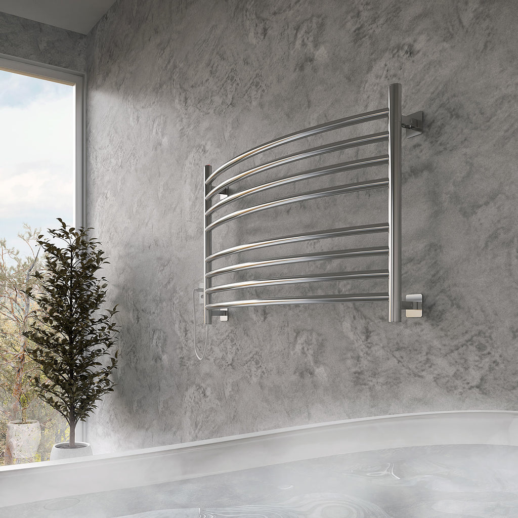 Toalheiro Térmico Famiglia Curvo Inox Seccare