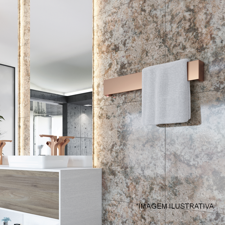 Toalheiro Térmico Flat Clean Inox Aquece