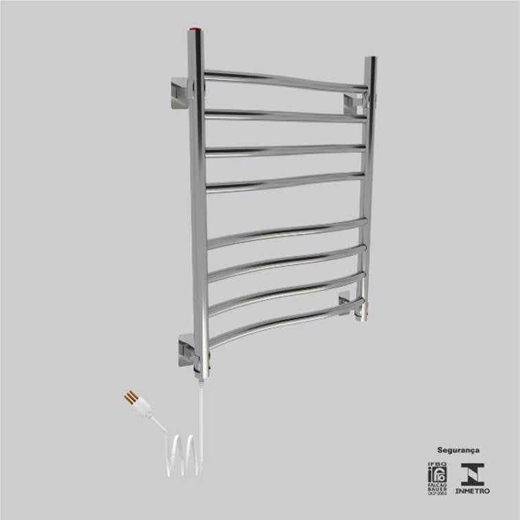 Toalheiro Térmico Ondata Inox Seccare