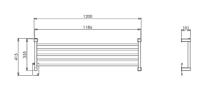 Toalheiro Térmico Only Clean Inox Aquece