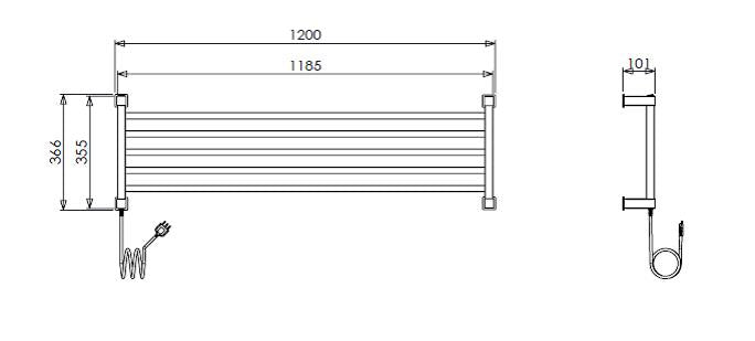 Toalheiro Térmico Only Inox Aquece