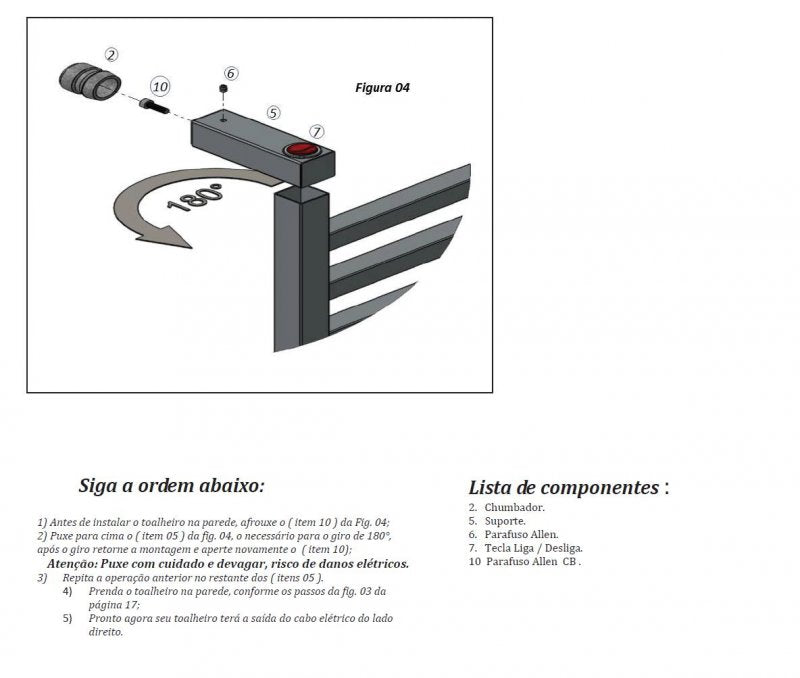 Toalheiro Térmico Only Inox Aquece