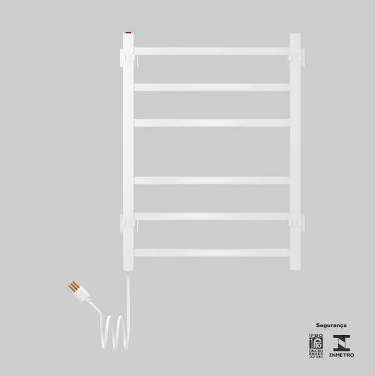 Toalheiro Térmico Piazza Branco Seccare