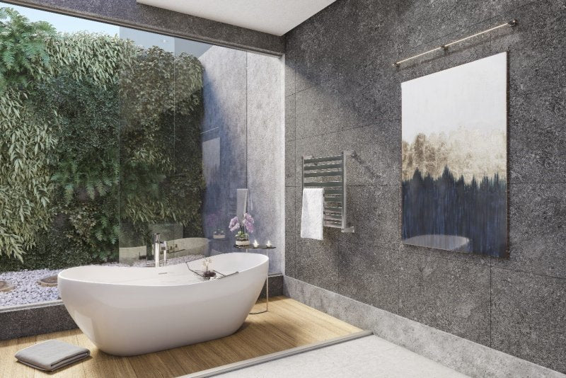 Toalheiro Térmico Slim Clean Inox Aquece