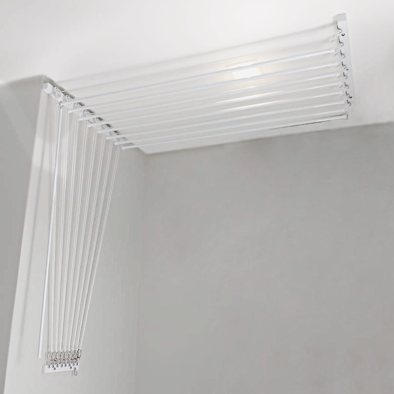 Varal Individual de Teto e Parede