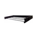 Varal Mágico 74cm 4 Varetas Preto
