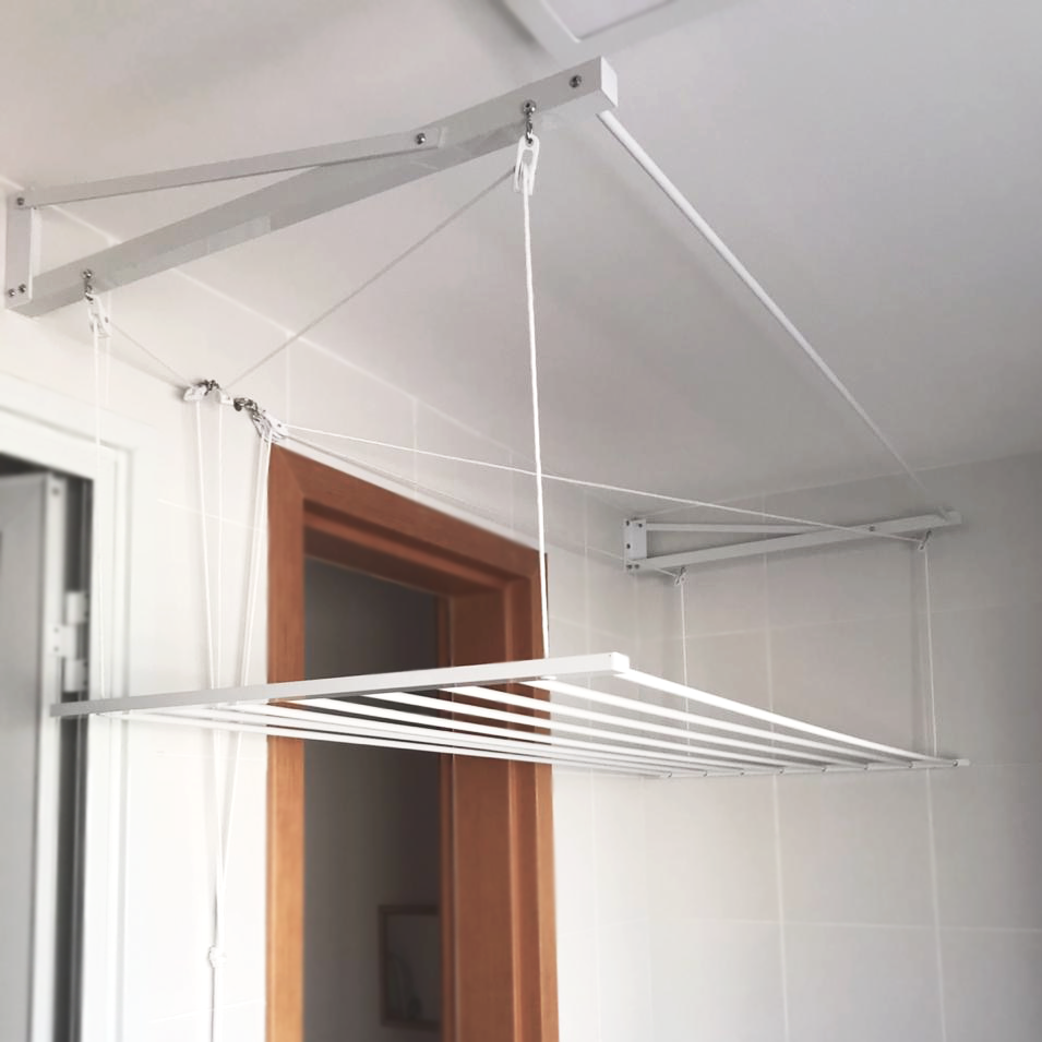 Varal Tradicional de Parede 1,80x0,68m