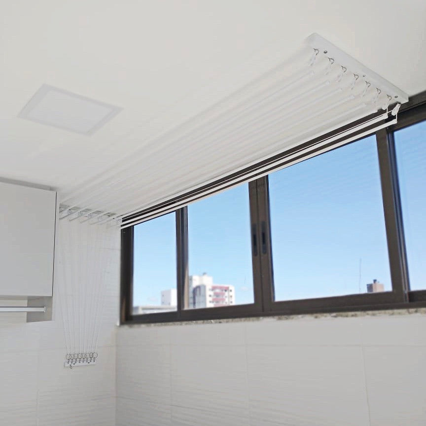 Varal Individual de Teto e Parede