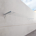Varal Artesanal de Muro Fixo